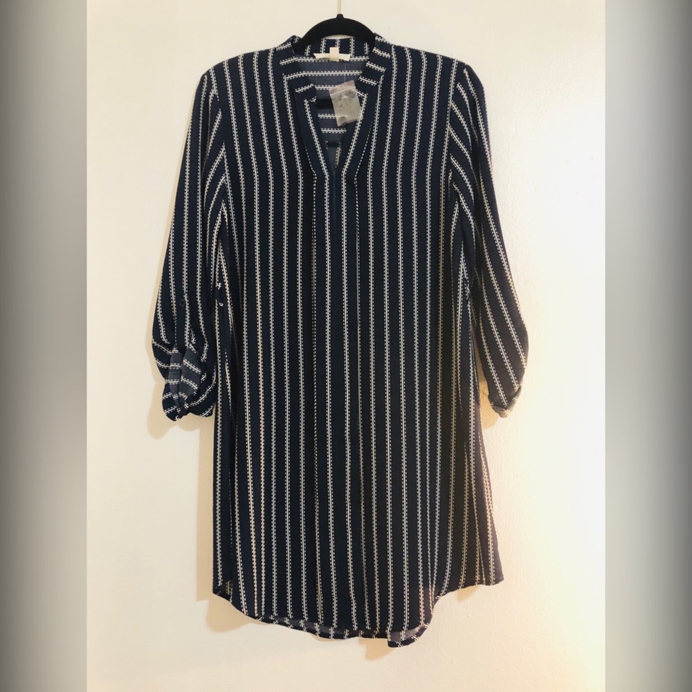 Navy Blue Stripped Dress💙💎💙